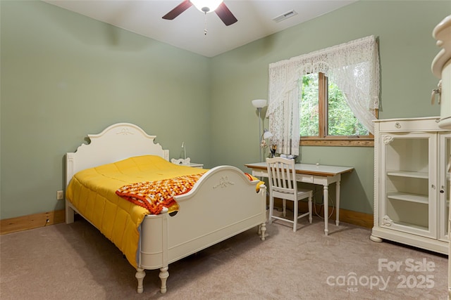 649 Panoramic Loop, Maggie Valley, NC 28751 - carpeted bedroom featuring a ceiling fan and baseboards