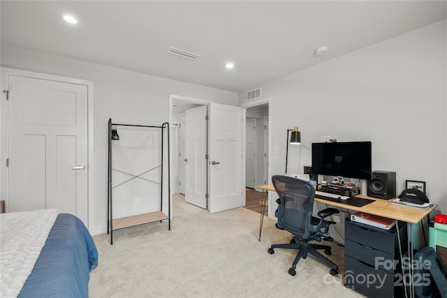 120 August Ln, Stallings, NC 28104 - office with light carpet and recessed lighting
