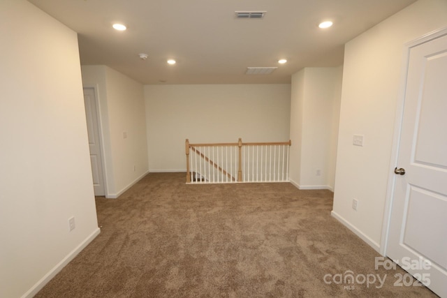 222 Harpers Run Ln, Matthews, NC 28104 - carpeted spare room with recessed lighting and baseboards