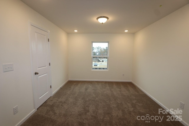 222 Harpers Run Ln, Matthews, NC 28104 - carpeted spare room featuring recessed lighting and baseboards