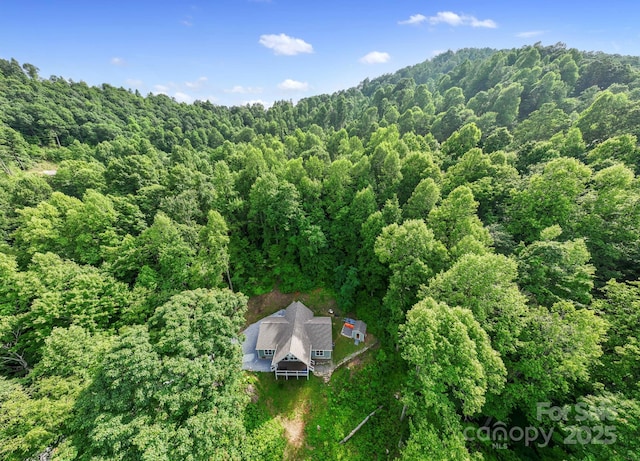 771 Sally Gap Rd, Old Fort, NC 28762 - aerial view of property and surrounding area with a forest