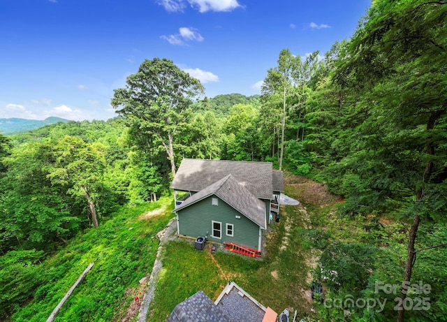 771 Sally Gap Rd, Old Fort, NC 28762 - view of subject property featuring a heavily wooded area