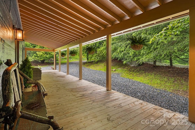 2255 Wolf Laurel Rd, Mars Hill, NC 28754 - view of wooden terrace