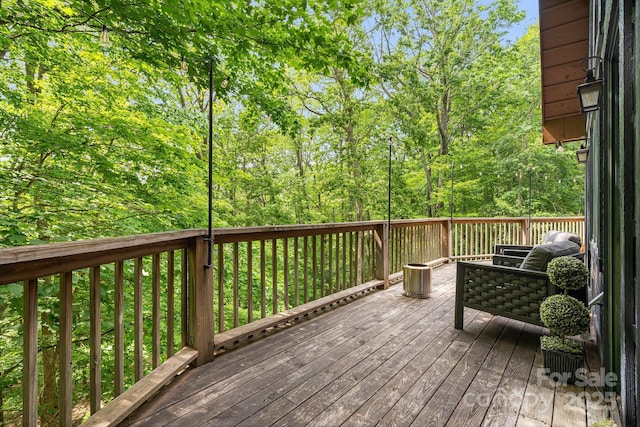 2255 Wolf Laurel Rd, Mars Hill, NC 28754 - view of deck