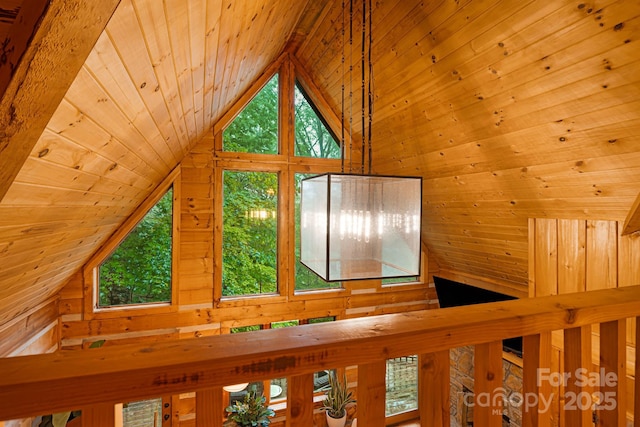 2255 Wolf Laurel Rd, Mars Hill, NC 28754 - detailed view of wood ceiling and wood walls