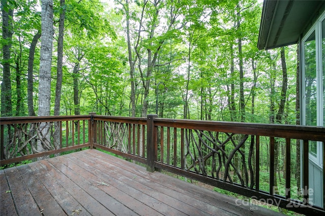4404 Connestee Trl, Brevard, NC 28712 - view of wooden deck