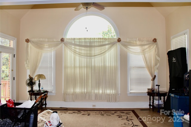 8620 Rolling Fields Rd, Charlotte, NC 28227 - interior space featuring ceiling fan