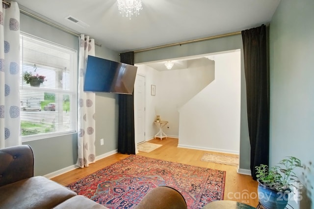 124 Vintage Woods Ct, Shelby, NC 28150 - living room with wood finished floors and baseboards