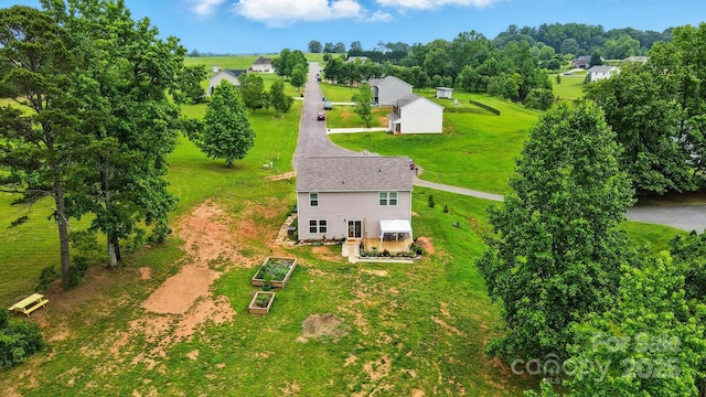 124 Vintage Woods Ct, Shelby, NC 28150 - view of subject property with a tree filled landscape