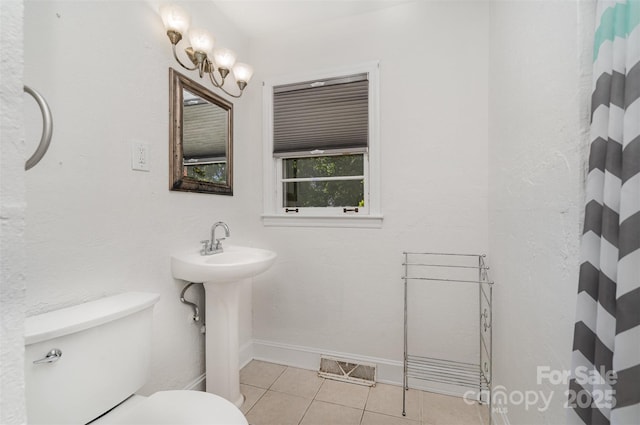 3939 Sheffield Dr, Charlotte, NC 28205 - full bathroom with tile patterned flooring and a shower with curtain