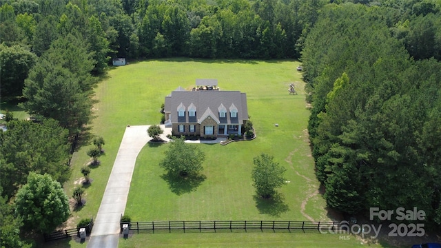 2018 Whiskery Ct, York, SC 29745 - view of rural area featuring a heavily wooded area
