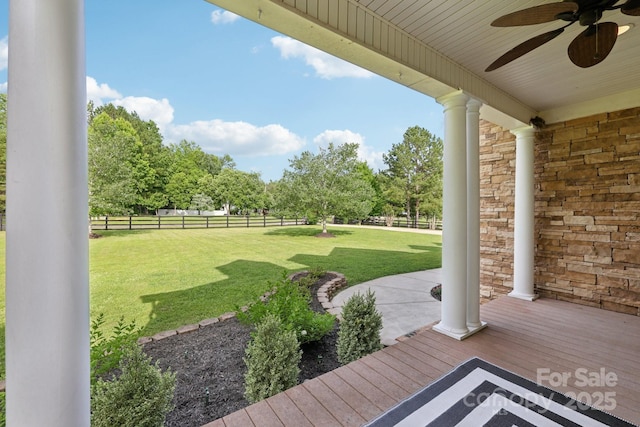 2018 Whiskery Ct, York, SC 29745 - view of yard with a ceiling fan