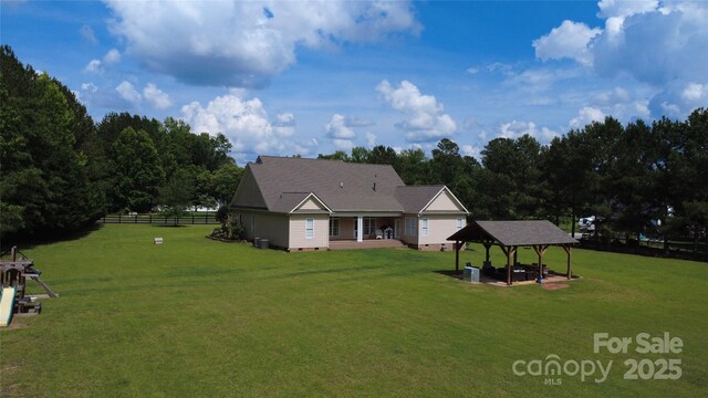 2018 Whiskery Ct, York, SC 29745 - rear view of house with a gazebo