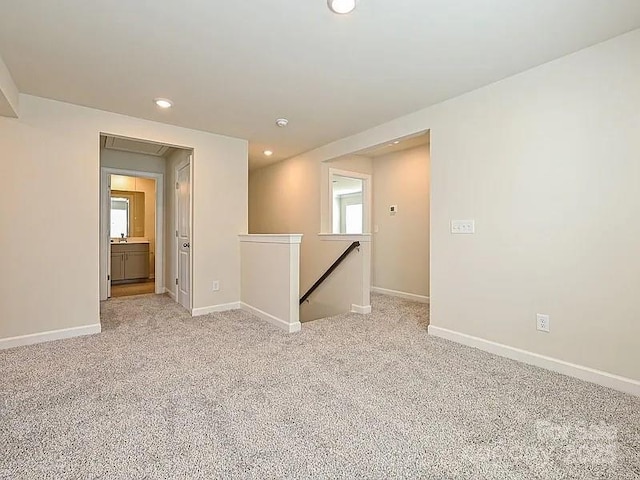 213 Jp Dr, Albemarle, NC 28001 - spare room featuring recessed lighting, baseboards, and plenty of natural light