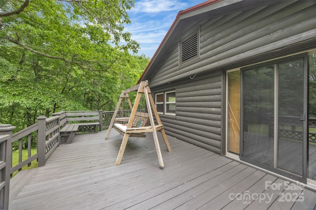 1598 Claybank Rd, West Jefferson, NC 28694 - view of deck