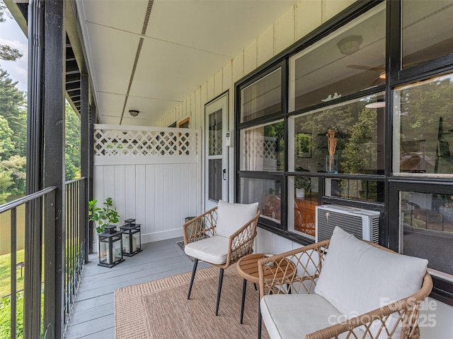 130 Old Mill Rd Unit 222, Flat Rock, NC 28731 - porch with cooling unit