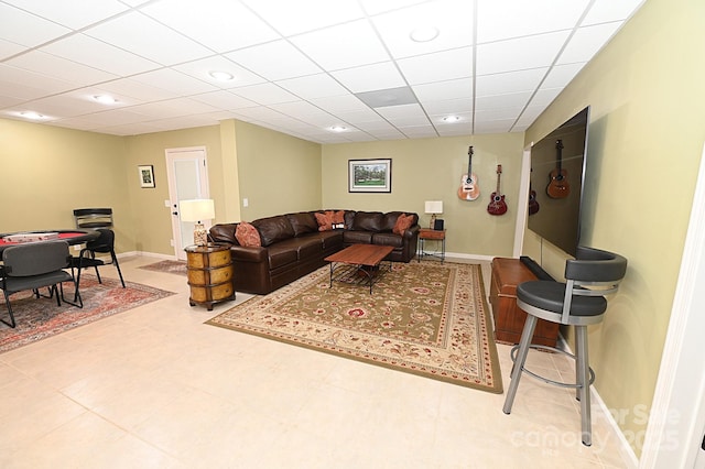 6302 Dwayne Starnes Dr, Hickory, NC 28602 - living area with baseboards and recessed lighting