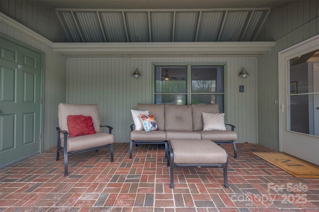 44 Jervey Rd Unit 3A, Tryon, NC 28782 - view of patio / terrace with an outdoor hangout area