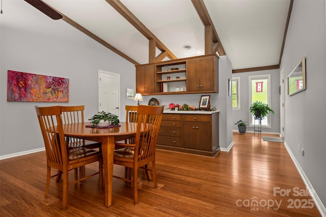 44 Jervey Rd Unit 3A, Tryon, NC 28782 - dining space featuring wood finished floors and baseboards