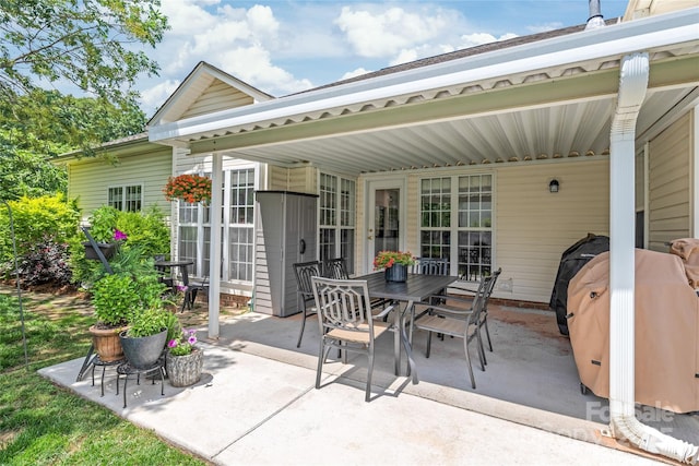 502 Roxanne Ct NW, Concord, NC 28027 - view of patio / terrace featuring area for grilling and outdoor dining area