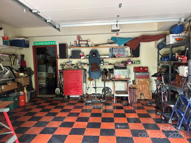 76 Six Springs Rd, Spruce Pine, NC 28777 - garage featuring a garage door opener