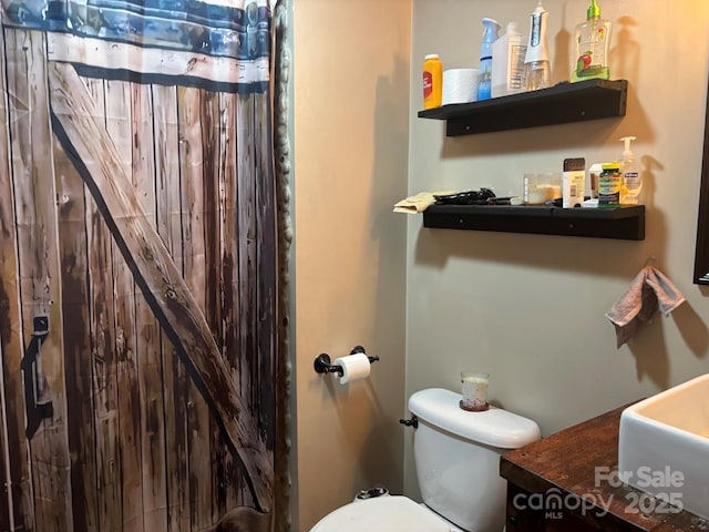 76 Six Springs Rd, Spruce Pine, NC 28777 - bathroom featuring toilet and vanity