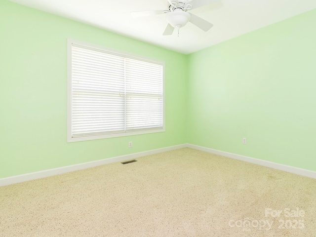 1271 Applewood Ln, York, SC 29745 - carpeted spare room featuring baseboards and ceiling fan