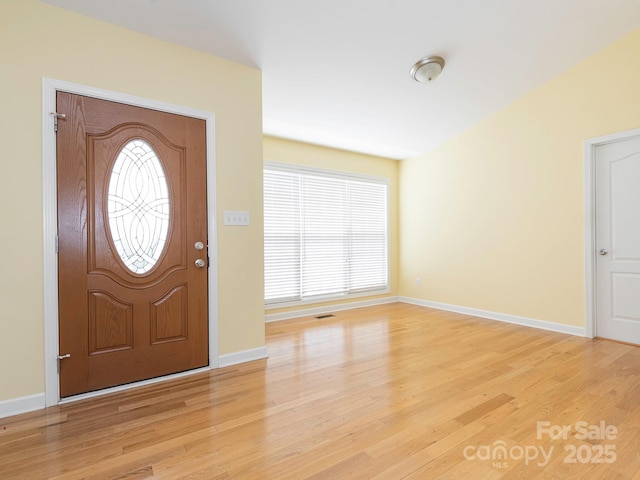 1271 Applewood Ln, York, SC 29745 - foyer with light wood finished floors and baseboards