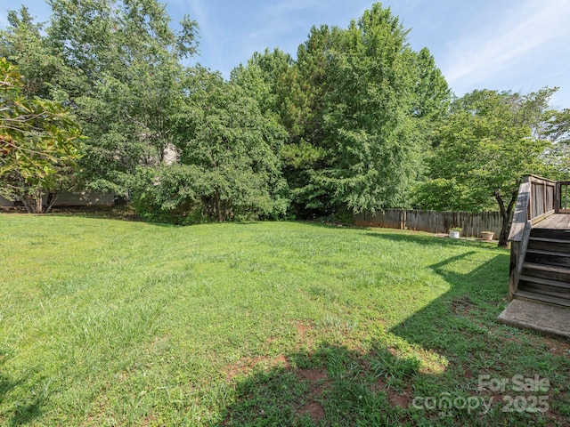 1271 Applewood Ln, York, SC 29745 - view of yard with a wooden deck
