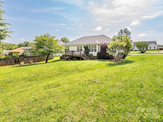 1271 Applewood Ln, York, SC 29745 - rear view of property featuring a deck and stairs