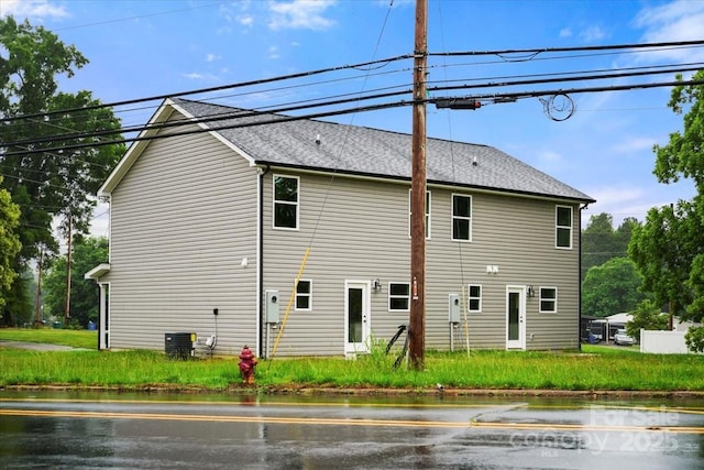 1600/1602 Bluff St, Albemarle, NC 28001 - view of side of home with a water view and cooling unit