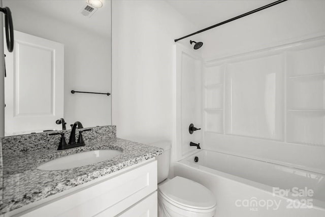 1600/1602 Bluff St, Albemarle, NC 28001 - bathroom with toilet, vanity, and shower / bathtub combination