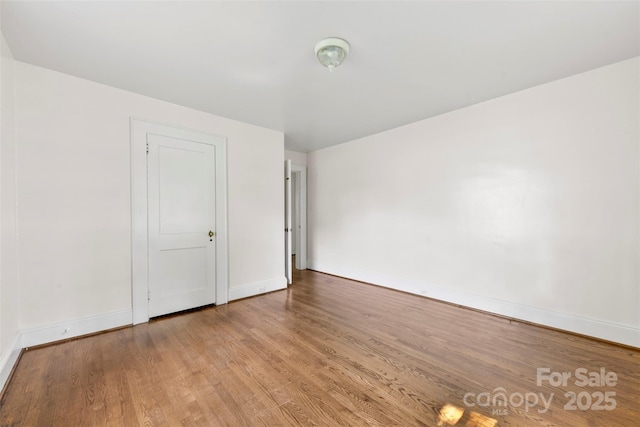 505 Franklin Ave, Shelby, NC 28150 - empty room with light wood-style flooring and baseboards