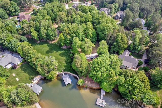 669 Kenway Loop, Mooresville, NC 28117 - view of property location featuring a large body of water and nearby suburban area