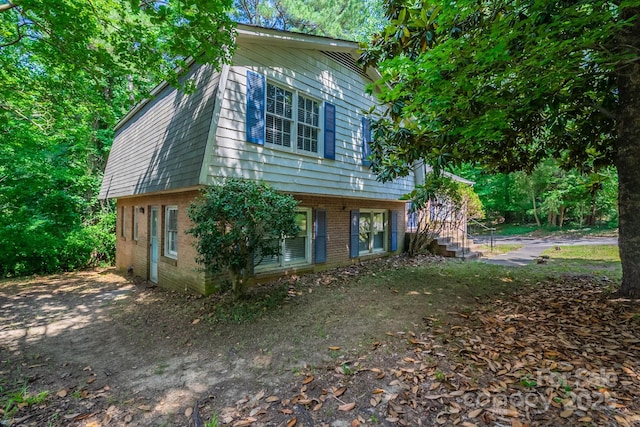 7320 Ritter Dr, Charlotte, NC 28270 - view of front of property with brick siding