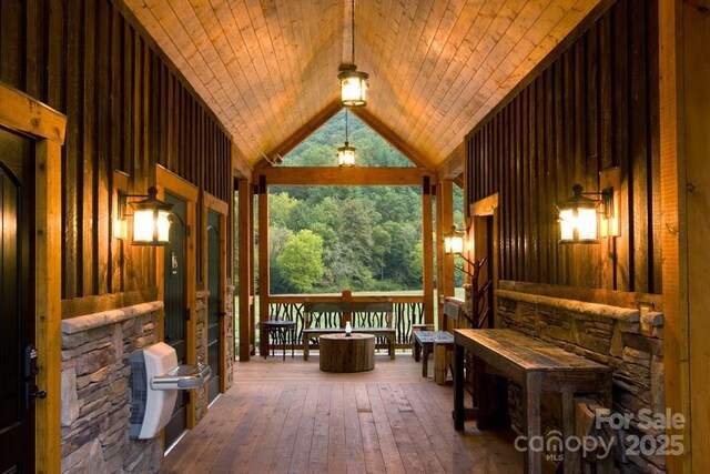 49 S Sundrops Trl, Cullowhee, NC 28723 - view of wooden deck