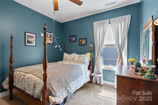 49 S Sundrops Trl, Cullowhee, NC 28723 - bedroom with carpet and a ceiling fan