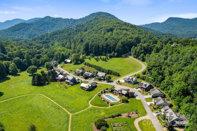 49 S Sundrops Trl, Cullowhee, NC 28723 - aerial view of a forest and a mountainous background