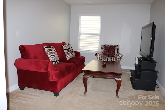 10726 Greenhead View Rd, Charlotte, NC 28262 - carpeted living area featuring baseboards