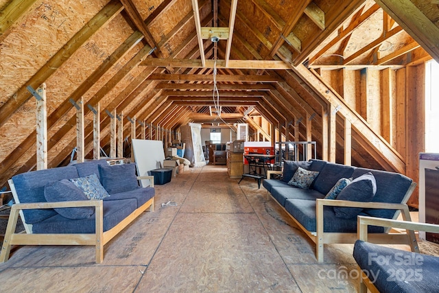 118 Grain Dr, Stony Point, NC 28678 - view of unfinished attic