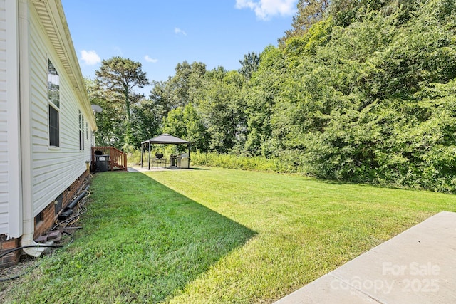 118 Grain Dr, Stony Point, NC 28678 - view of grassy yard with a gazebo