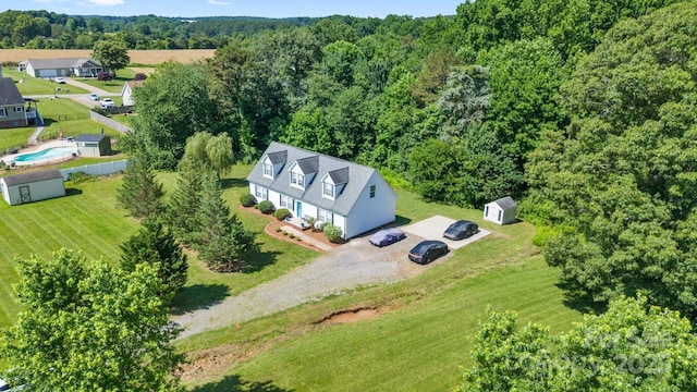 118 Grain Dr, Stony Point, NC 28678 - view of subject property featuring a forest