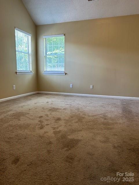 8901 Clifton Meadow Dr, Matthews, NC 28105 - empty room with carpet and vaulted ceiling
