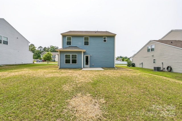 3107 Riker St, Clover, SC 29710 - rear view of property with a patio and a yard