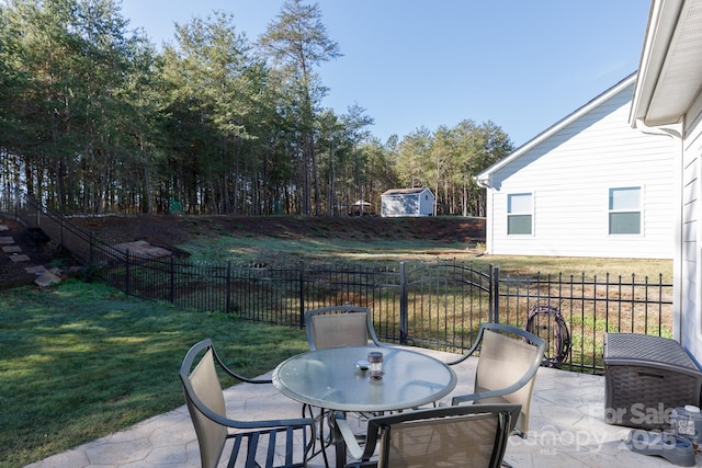16142 Commodore Dr, Lancaster, SC 29720 - view of patio featuring outdoor dining space