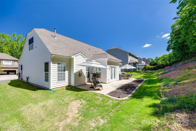14727 Brannock Hills Dr, Charlotte, NC 28278 - rear view of property with a patio area