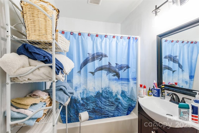 515 Myrtle Ave, Chester, SC 29706 - full bathroom featuring vanity and shower / tub combo