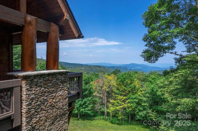 610 Rocky Pkwy Unit 52, 47A, Banner Elk, NC 28604 - mountain view featuring a forest