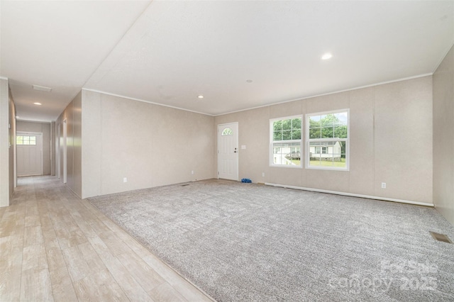 5090 Beaver Dam Way, Bessemer City, NC 28016 - spare room with wood finished floors and recessed lighting