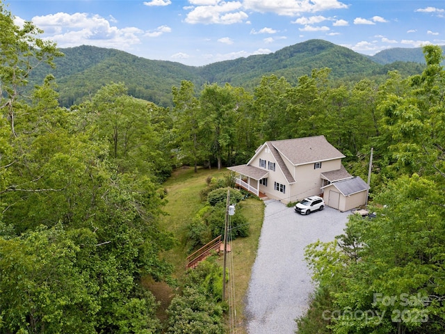 138 Down To Earth Dr, Burnsville, NC 28714 - mountain view with a forest